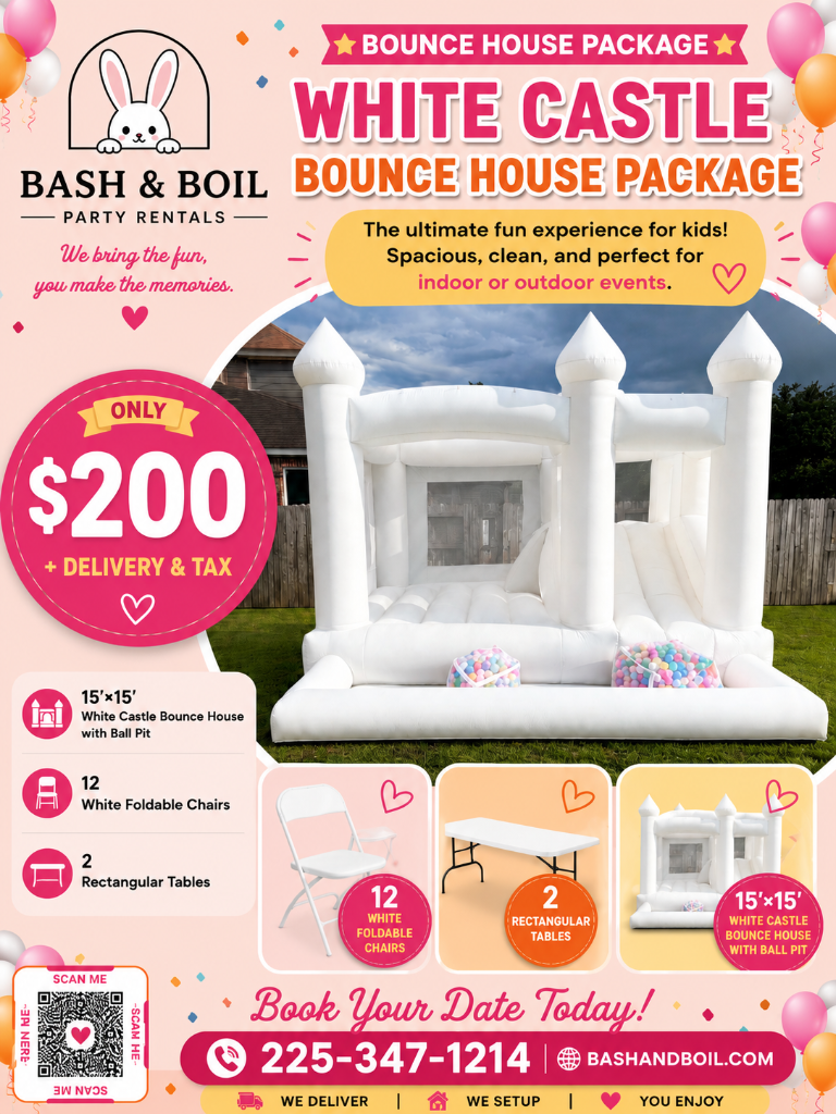 White Castle Bounce House Package