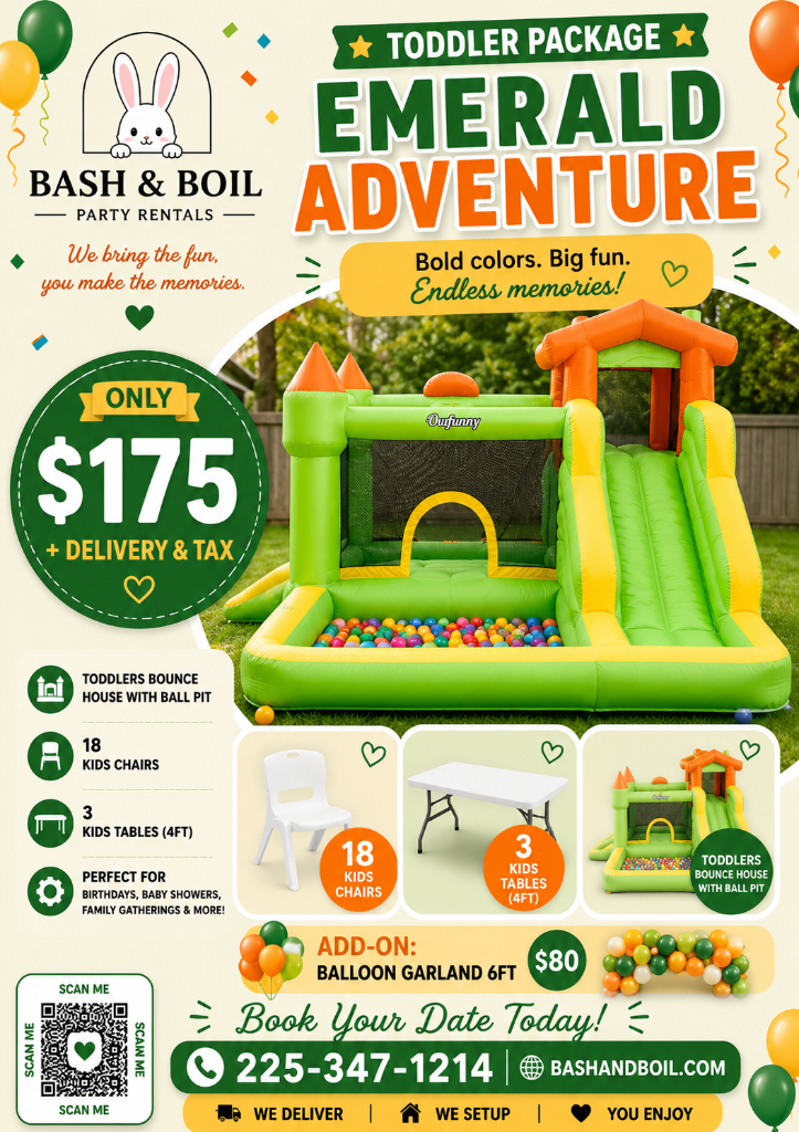 Emerald Adventure — Toddlers Play Area Package