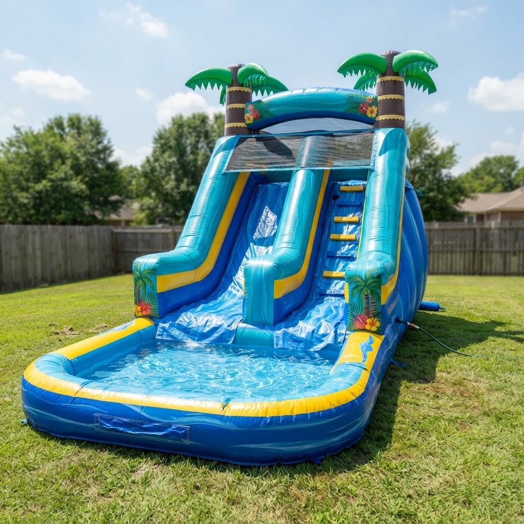 Tropical Bash Splash Water Slide (Rental Only)