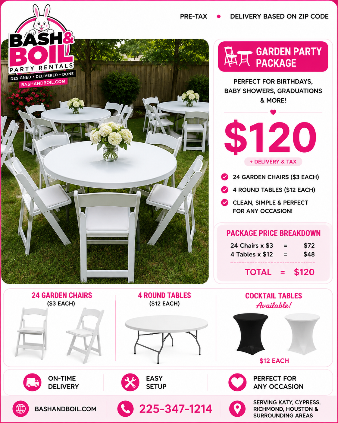 Garden Party Package