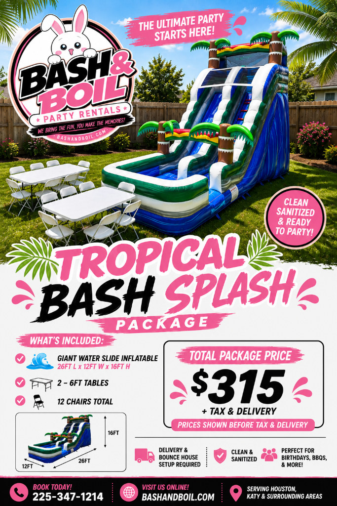Tropical Bash Splash Package