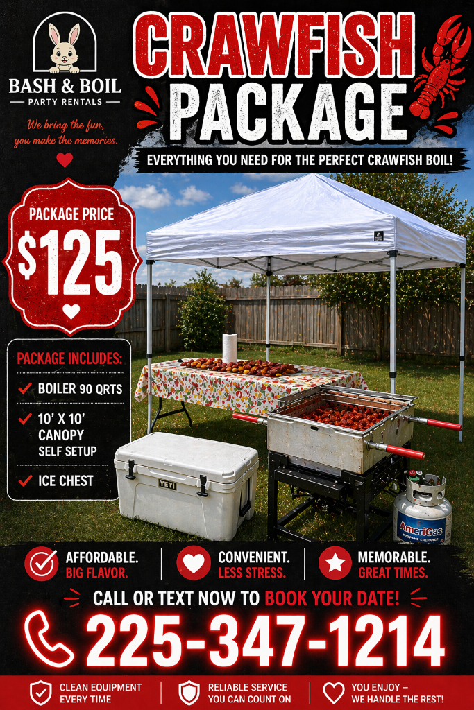 Crawfish Boil Package
