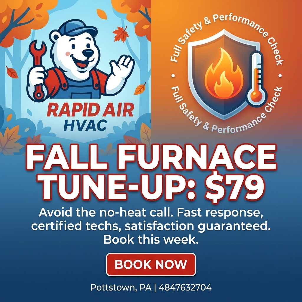 Fall furnace tune-up ad creative, $79