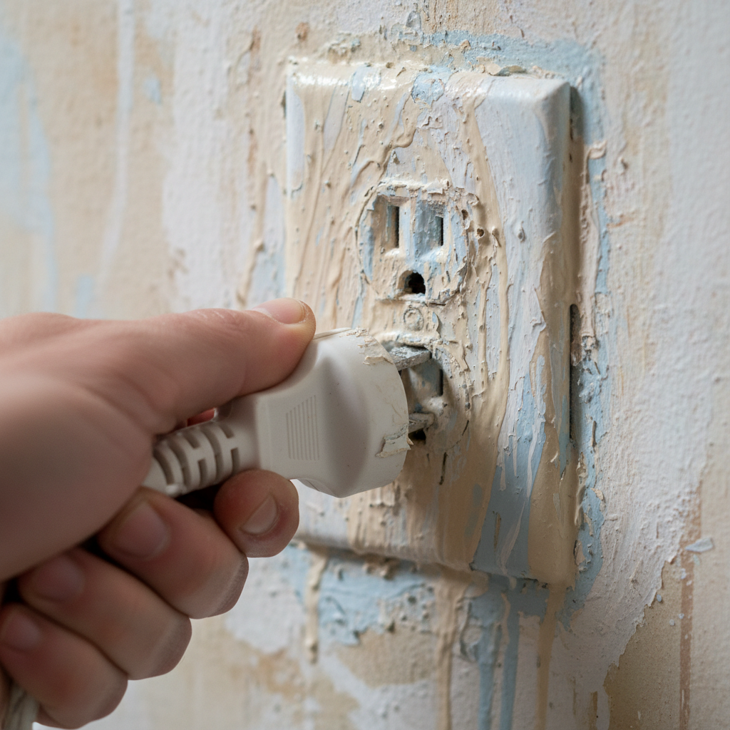 Retro-fit Nightmares: Painted Receptacles