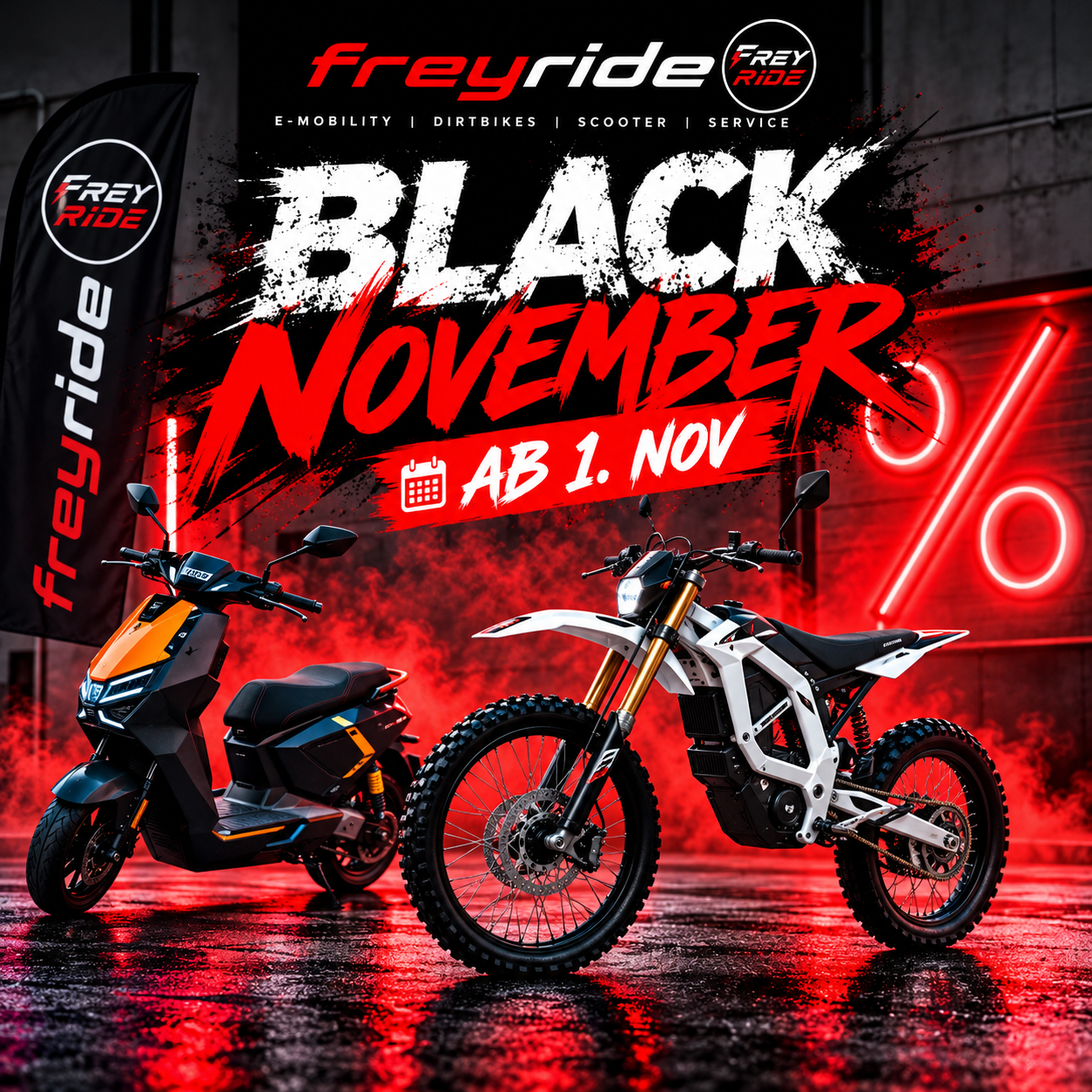 Black November bei FreyRide – ab 1. November