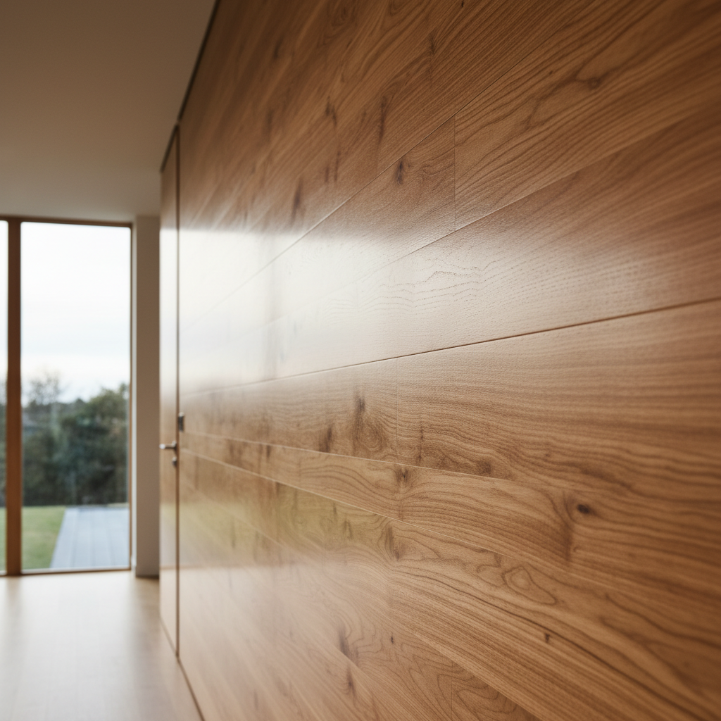 Materiais nobres e acabamentos em projeto arquitetônico sustentável e elegante.