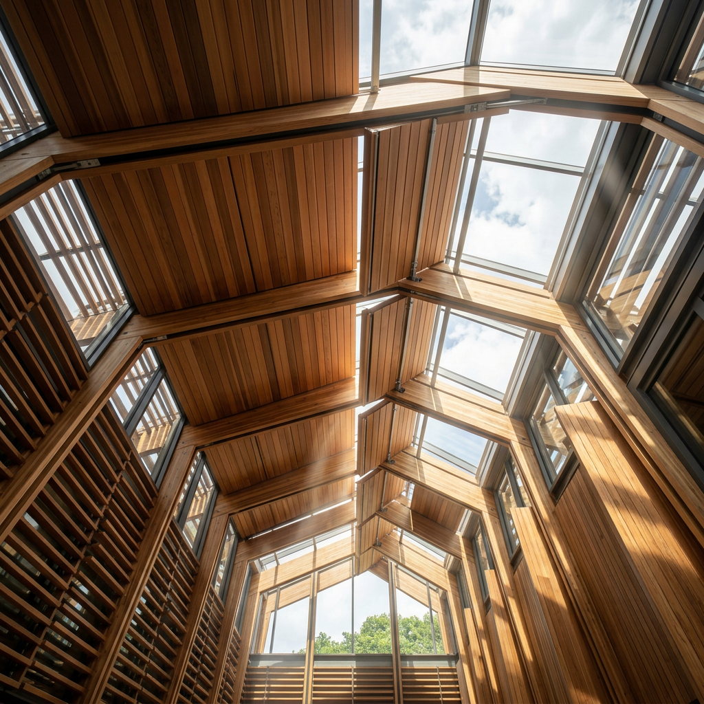 A Revolução dos Materiais Inteligentes: 5 Formas de Transformar a Arquitetura Sustentável - perspectiva