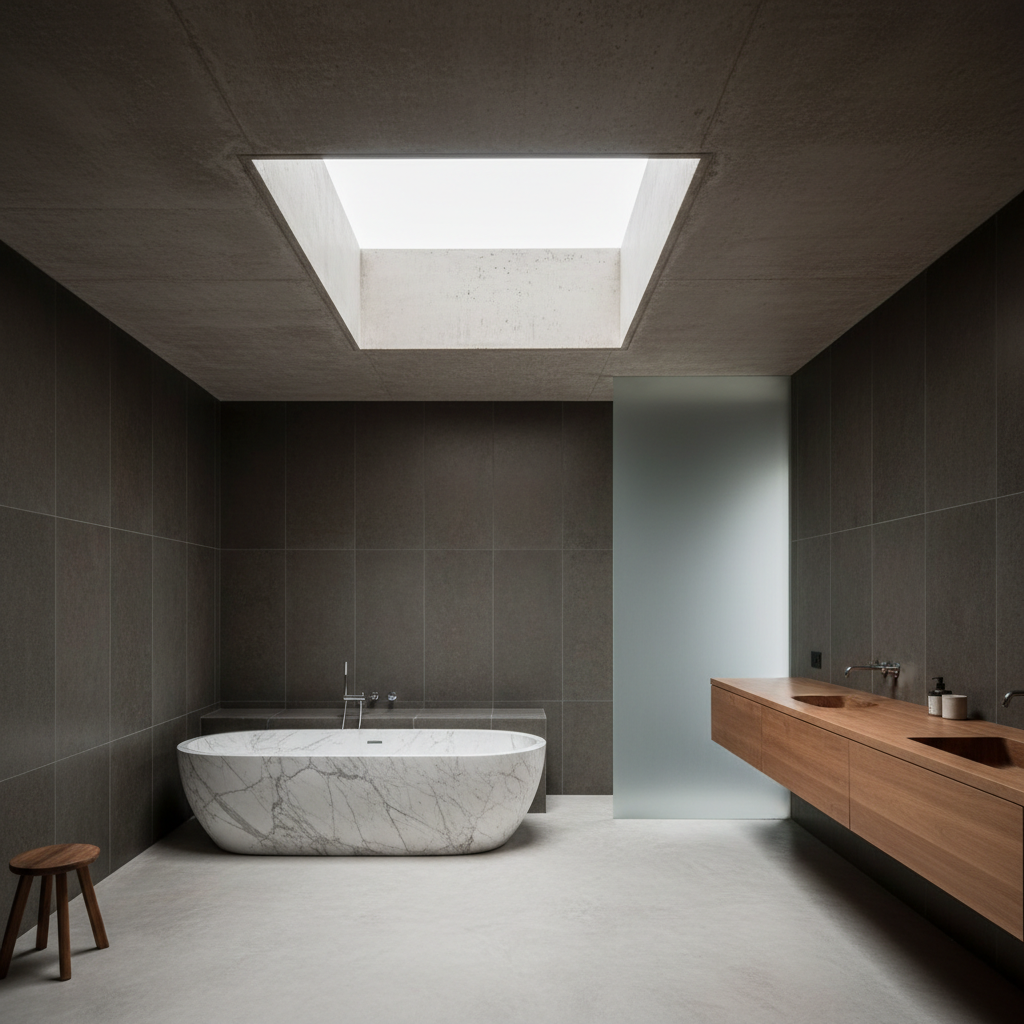 Como uma claraboia transforma seu banheiro em um spa
