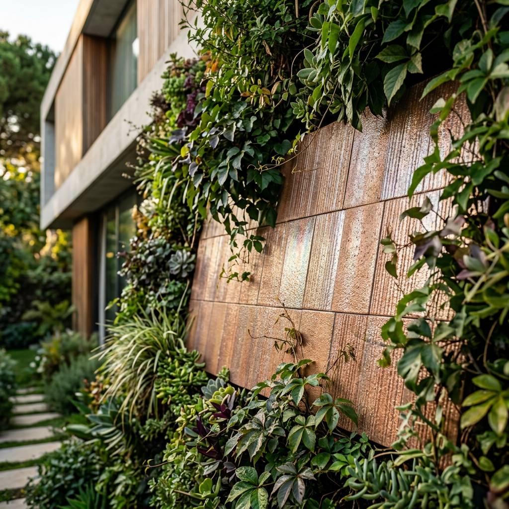 Seleção de materiais nobres na arquitetura residencial contemporânea.