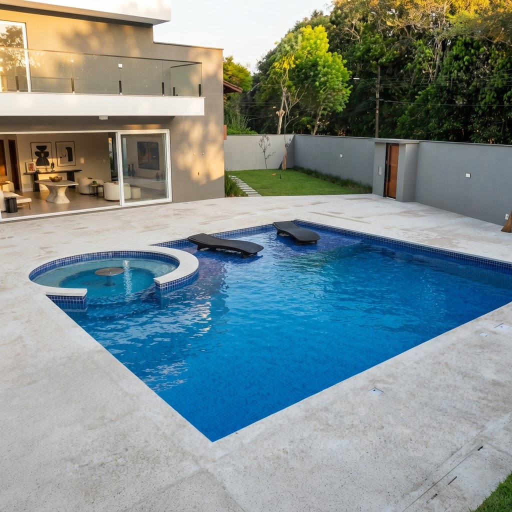 Piscina para área externa