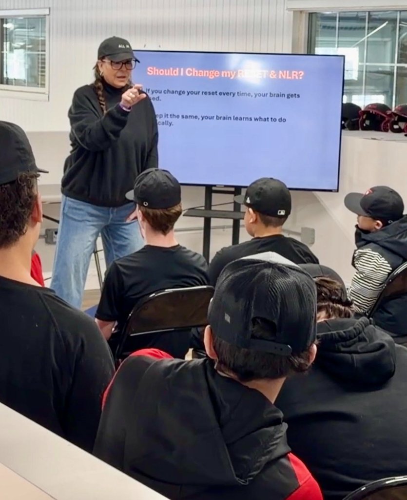 Dr. Larkin presenting