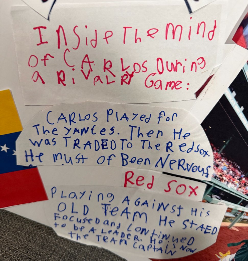 Gabe's poster - Carlos Narvaez mindset story