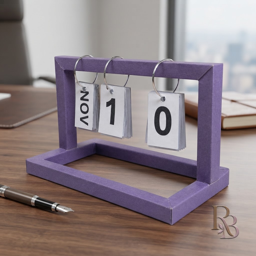 Handmade Flip Calender
