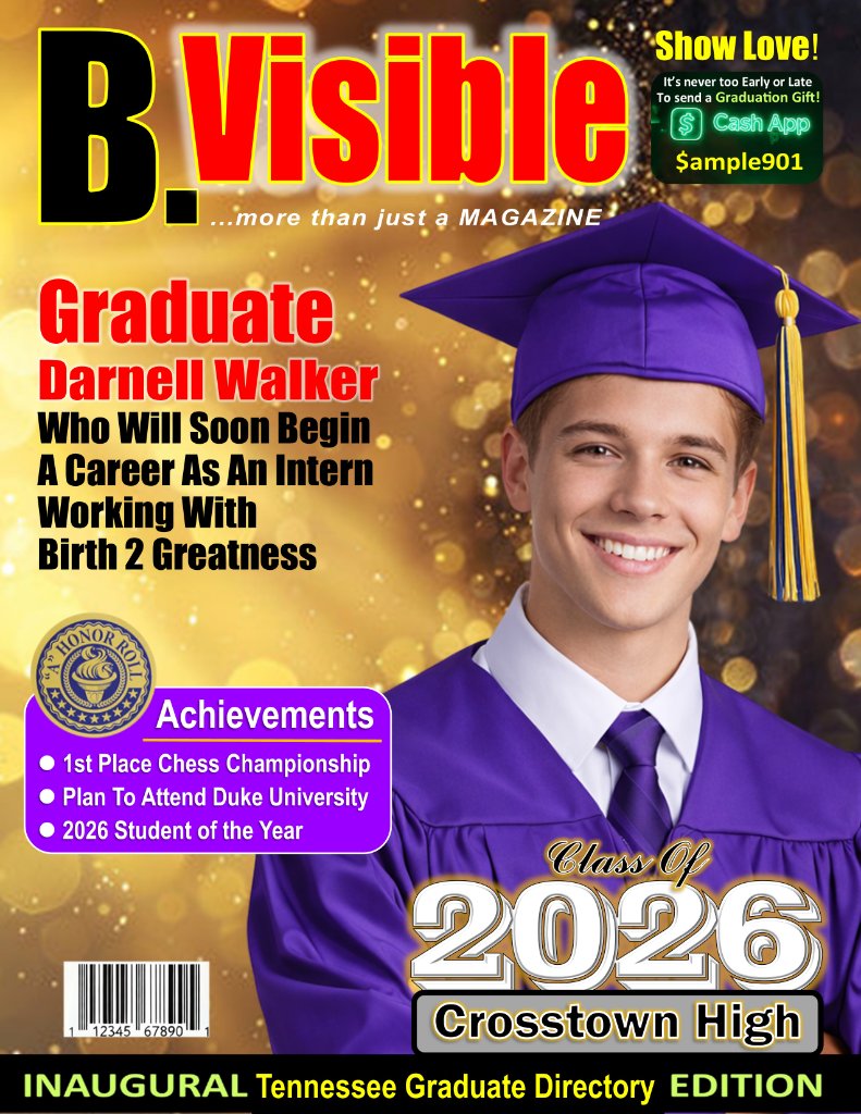 Sample magazine cover