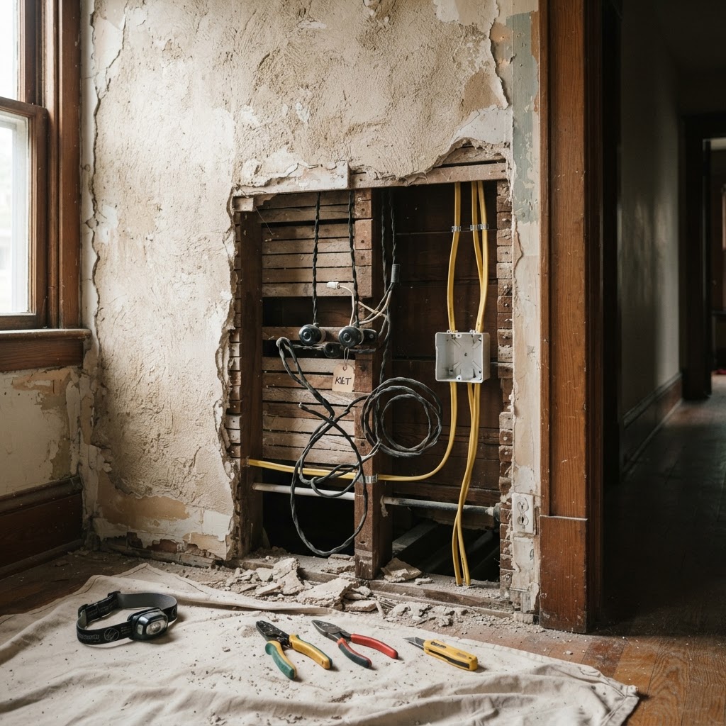 How to Replace Knob-and-Tube Wiring Safely