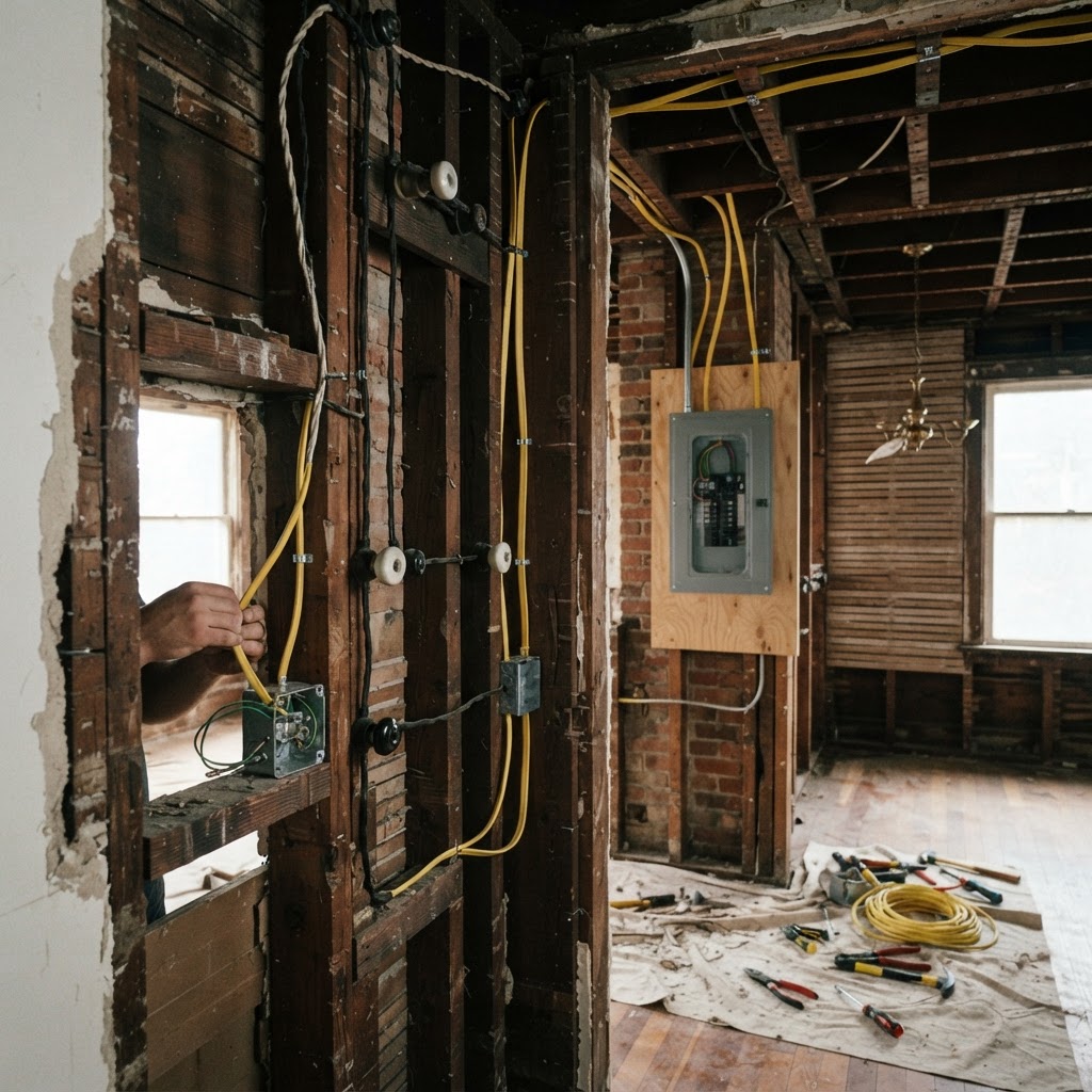 How to Replace Knob-and-Tube Wiring Safely