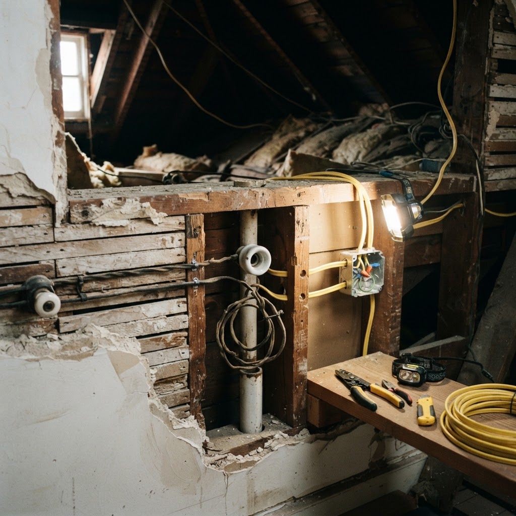 How to Safely Replace Knob-and-Tube Wiring in Older Homes