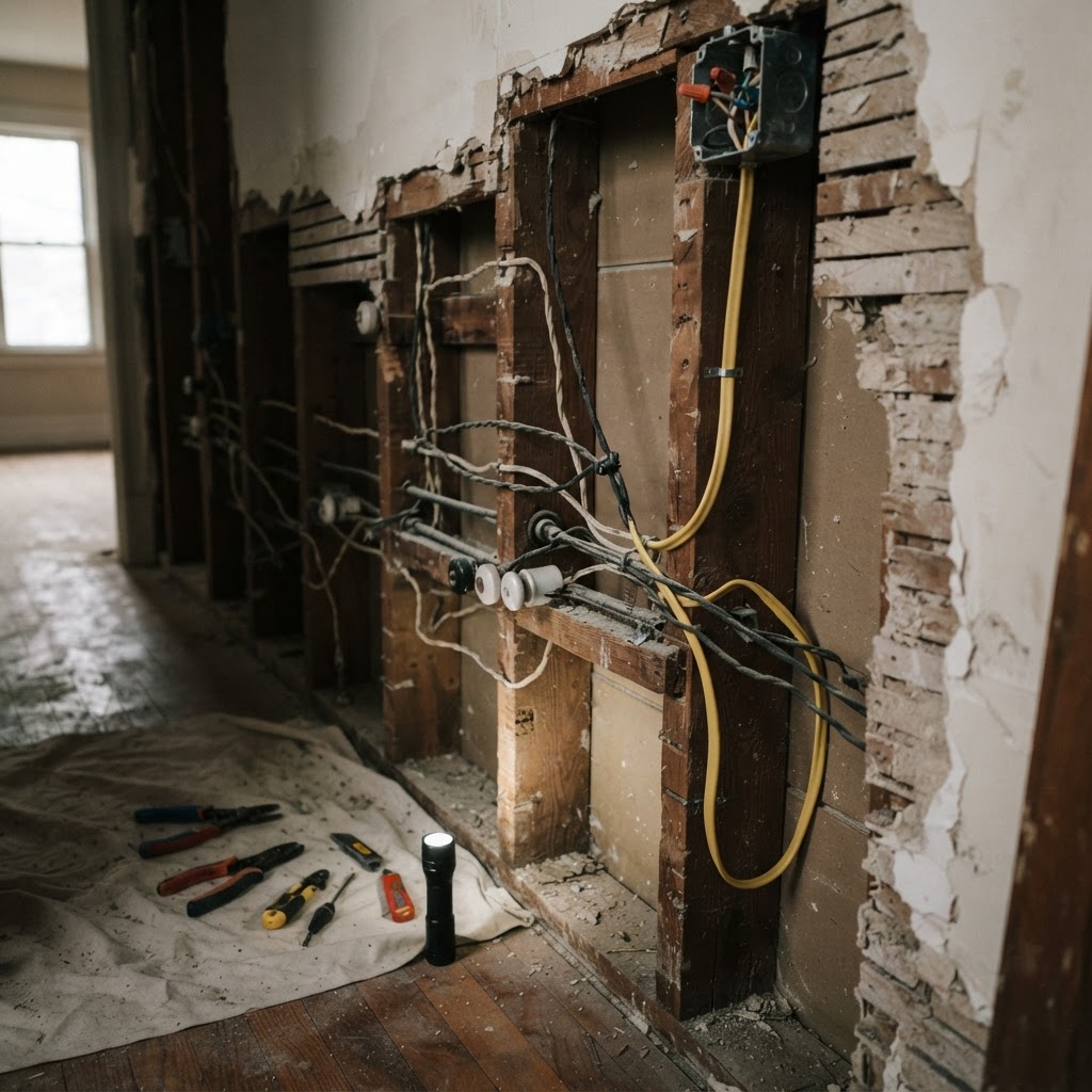 How to Replace Knob-and-Tube Wiring Safely