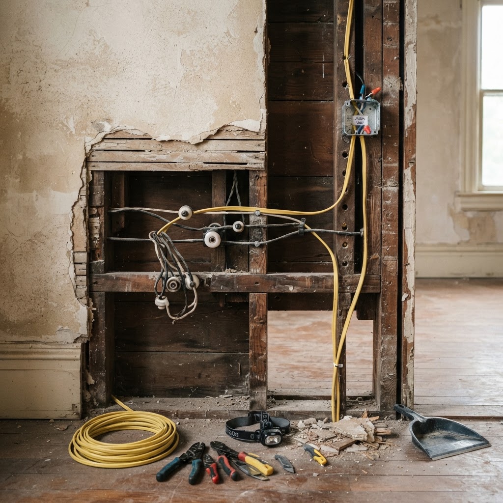 How to Replace Knob-and-Tube Wiring Safely