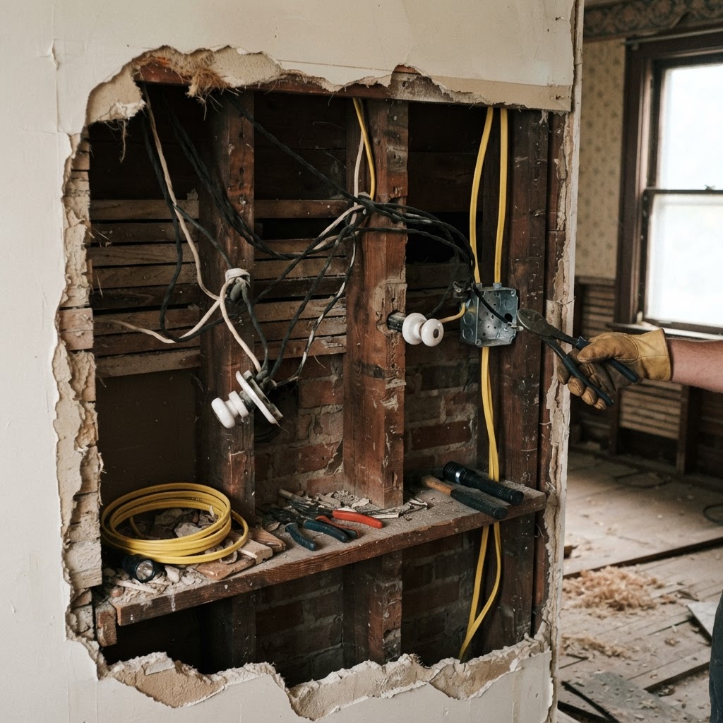 How to Replace Knob-and-Tube Wiring Safely and Effectively