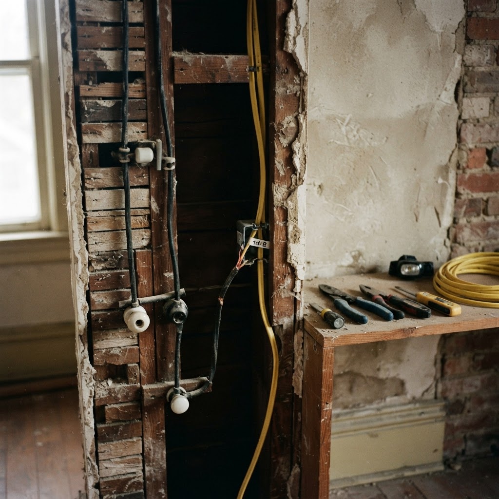 How to Replace Knob-and-Tube Wiring Safely and Correctly