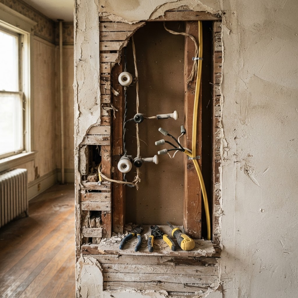 How to Safely Replace Knob-and-Tube Wiring at Home