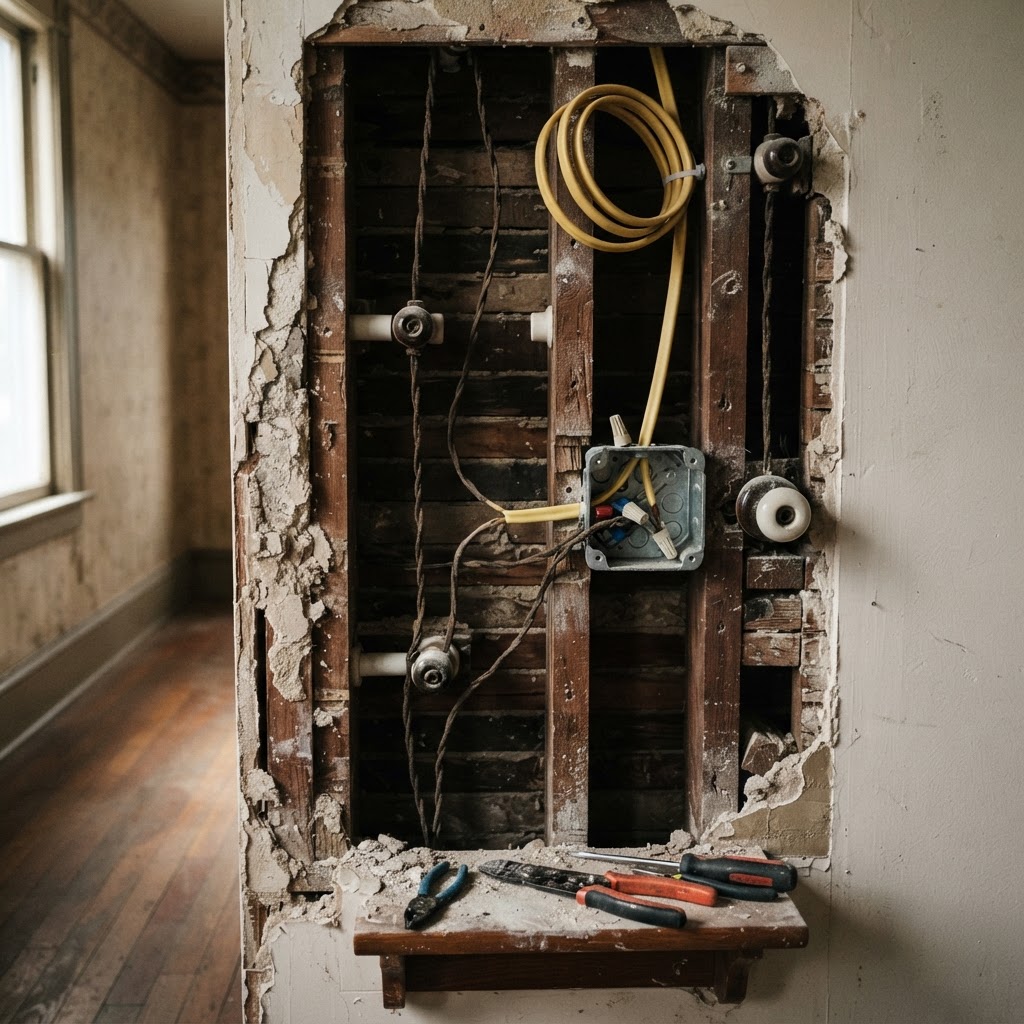 How to Safely Replace Knob-and-Tube Wiring in Older Homes