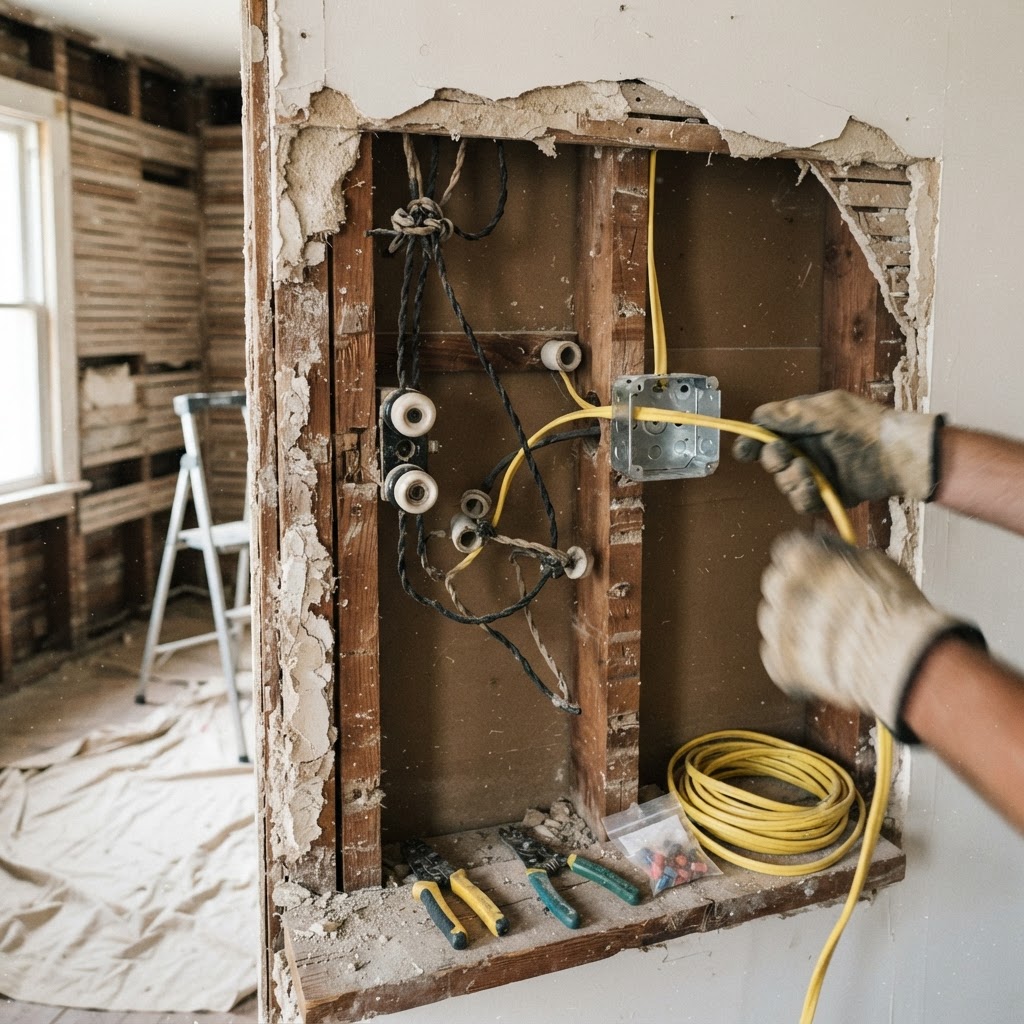 How to Safely Replace Knob-and-Tube Wiring in Older Homes