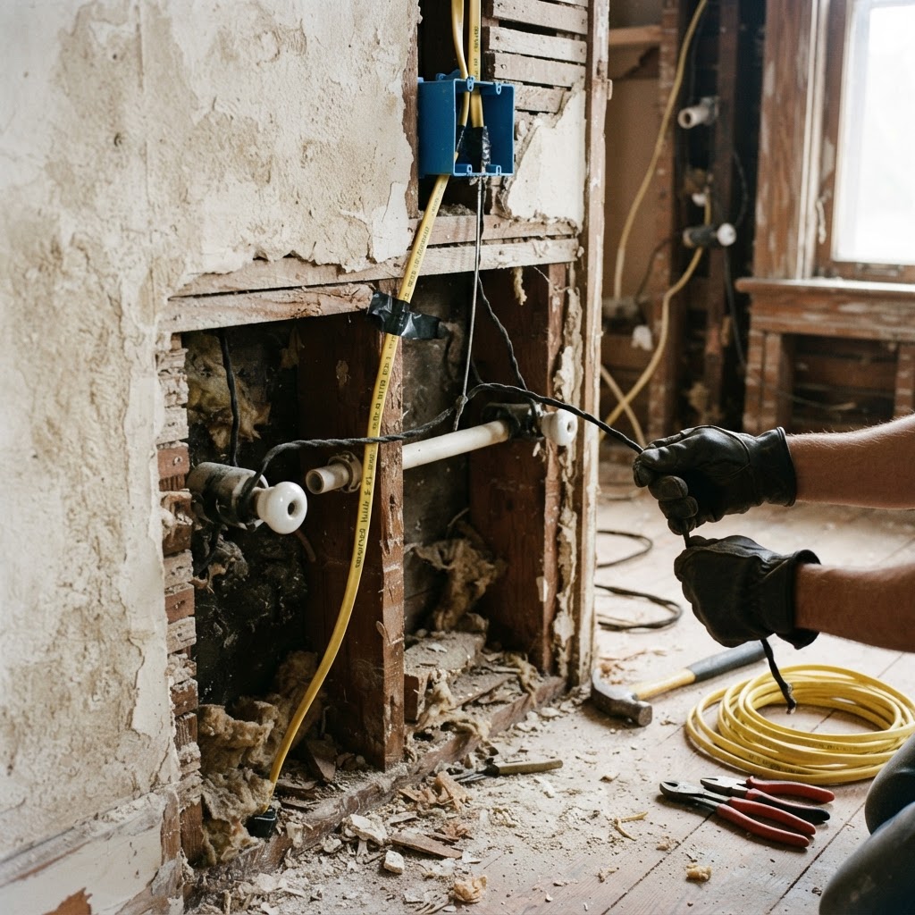 How to Replace Knob-and-Tube Wiring in Older Homes