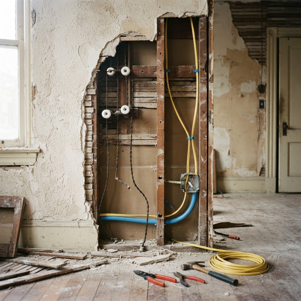How to Replace Knob-and-Tube Wiring Safely and Correctly