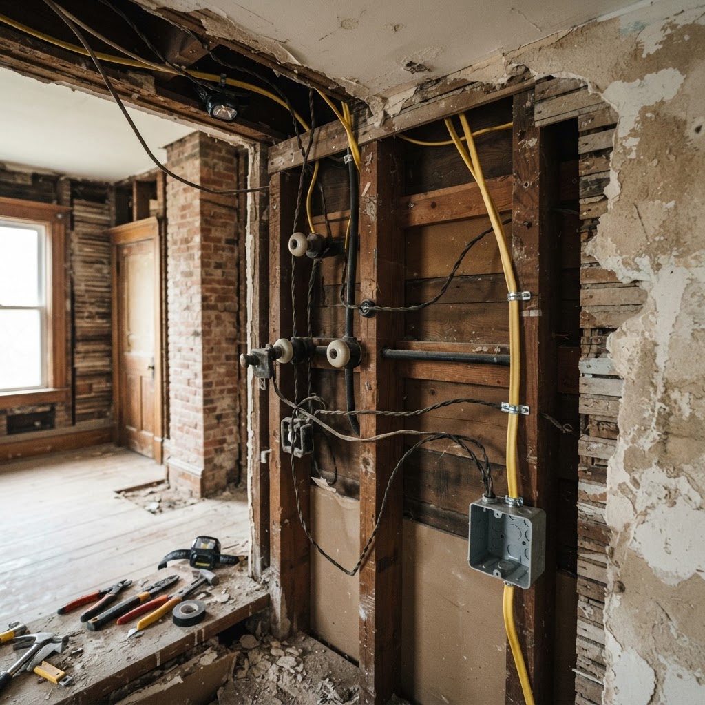 How to Replace Knob-and-Tube Wiring Safely