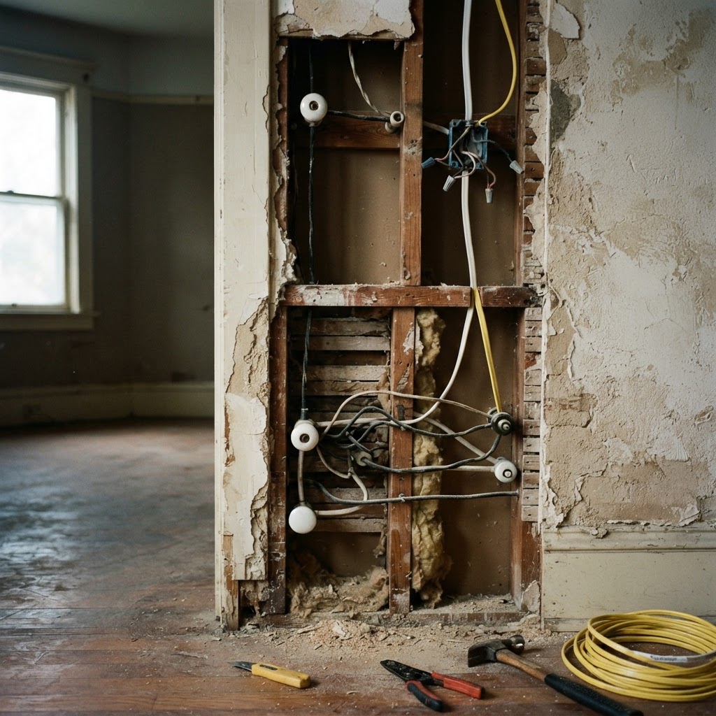 How to Safely Replace Knob-and-Tube Wiring in Older Homes