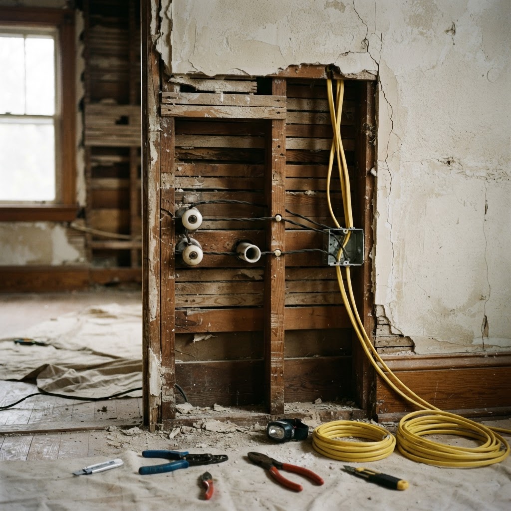 How to Replace Knob-and-Tube Wiring Safely