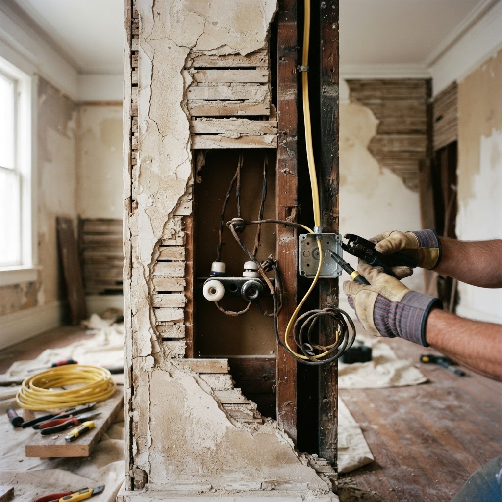 How to Replace Knob-and-Tube Wiring Safely