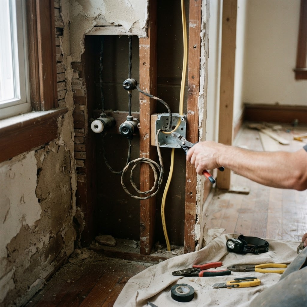 How to Replace Knob-and-Tube Wiring Safely