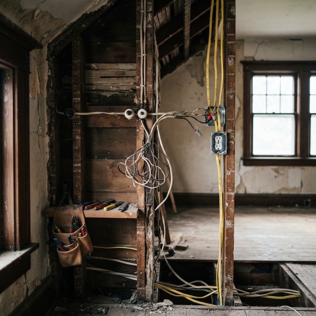 How to Replace Knob-and-Tube Wiring Safely
