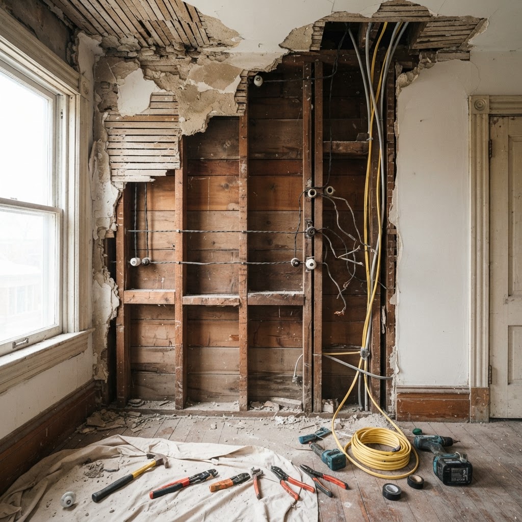How to Replace Knob-and-Tube Wiring Safely