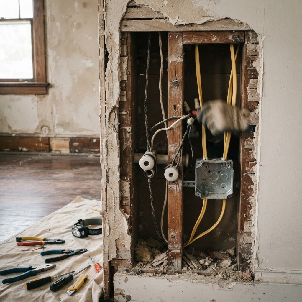 How to Replace Knob-and-Tube Wiring Safely and Correctly