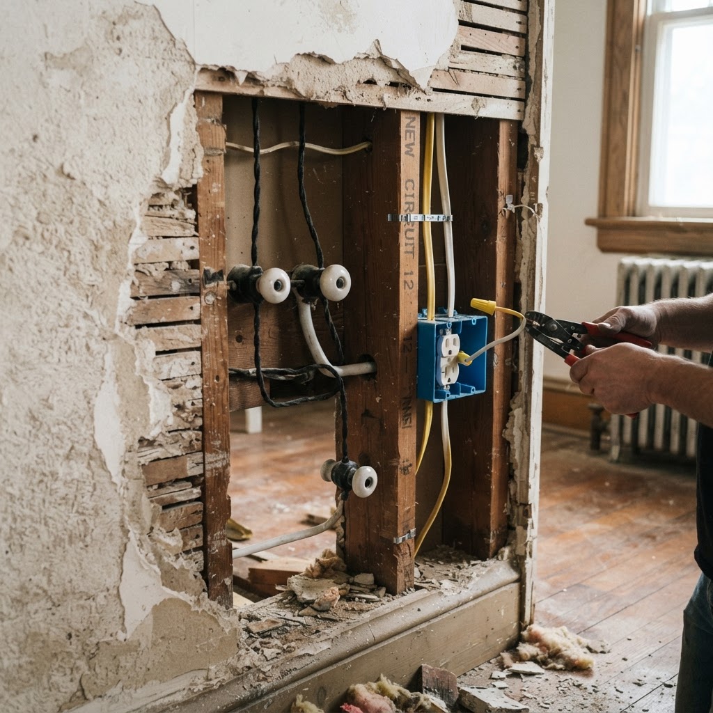 How to Replace Knob-and-Tube Wiring Safely