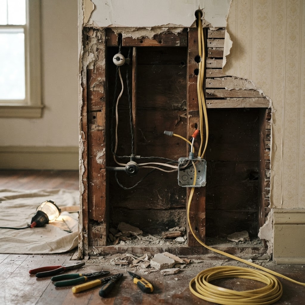 How to Replace Knob-and-Tube Wiring in Older Homes