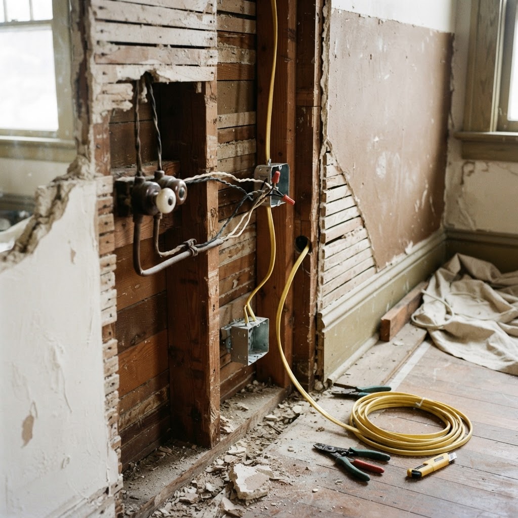 How to Replace Knob-and-Tube Wiring Safely