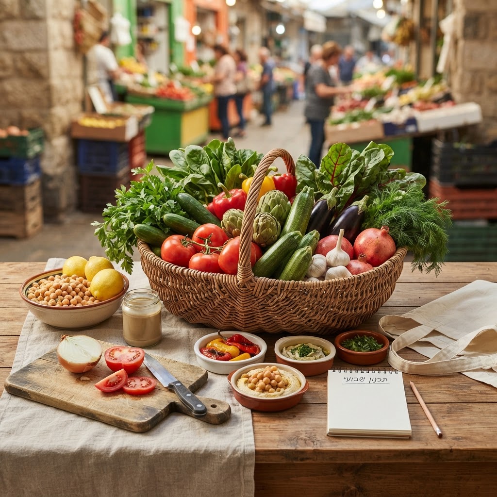 קנייה עונתית בשוק: מדריך לתכנון שבועי