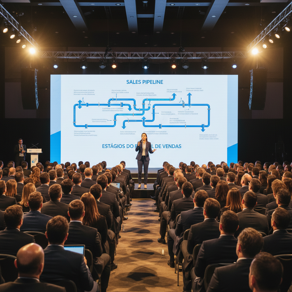 Conferência Empresarial sobre Pipeline de Vendas