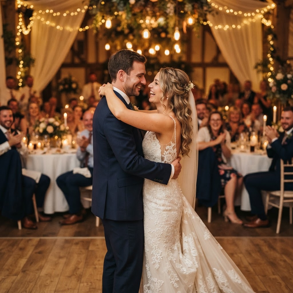Couple first dance