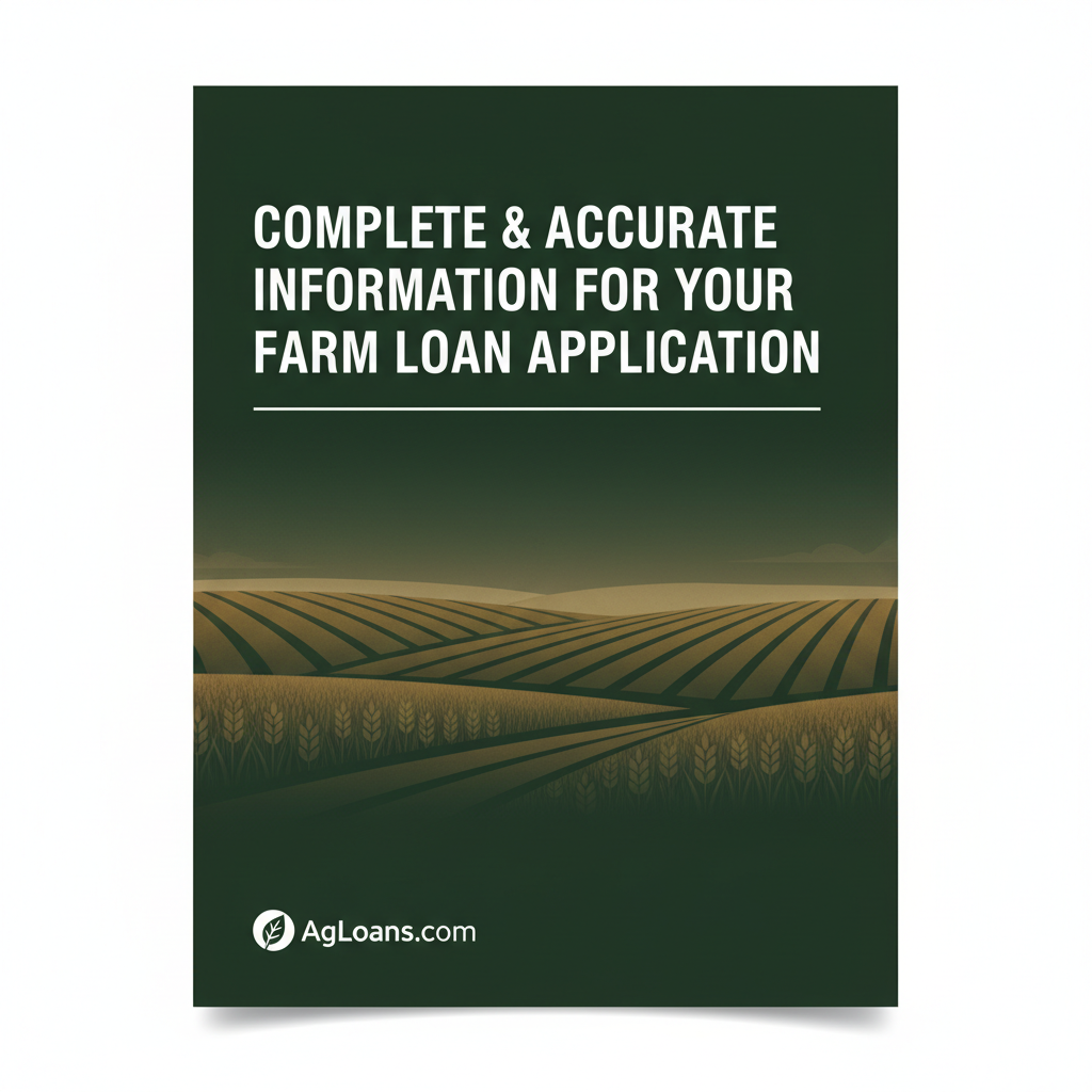 Cover of The Importance of Complete & Accurate Information for Your Farm Loan Application