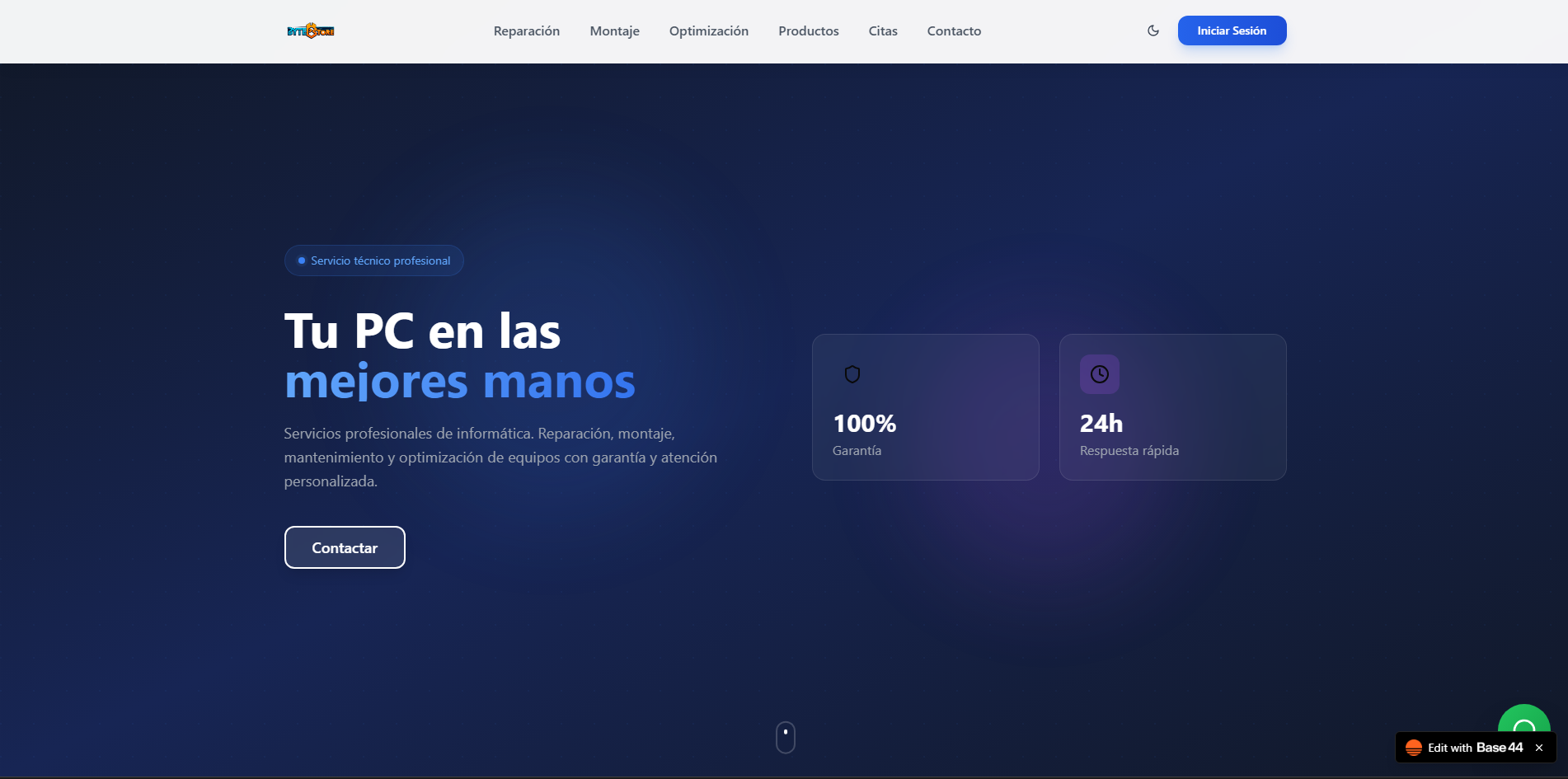 Tienda Byte template preview