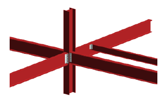 Steel beam LOD 350