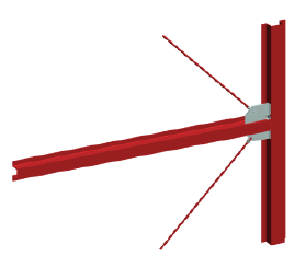 Bracing rods and structures LOD 400