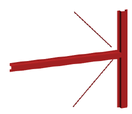 Bracing rods and structures LOD 300