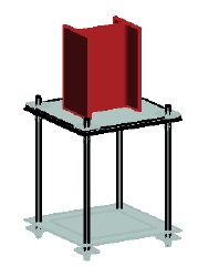 Steel column LOD 400